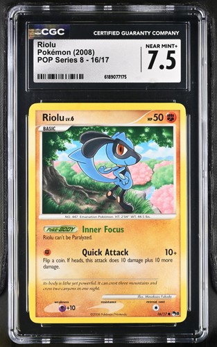 Riolu graded CGC 7.5 for sale on eBay