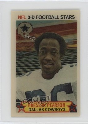 1980 Stop 'n Go NFL 3-D Football Stars Preston Pearson #12 0q3