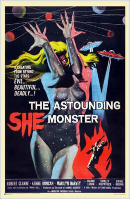 The Astounding She Monster Classic Movie Poster 11.5'' x 17.5'' - Laminated