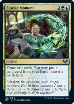 1 x Eureka Moment - Foil - Strixhaven: School of Mages - NM-Mint - MTG