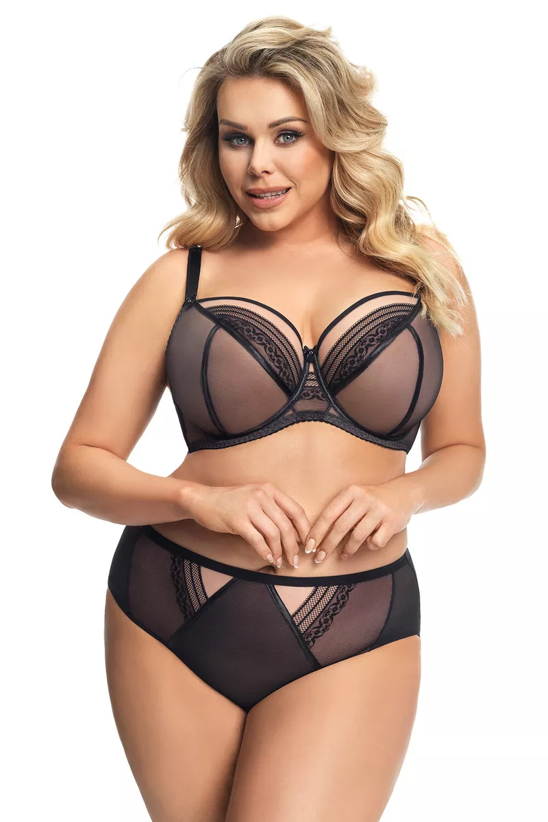 Women mesh plus size bra 30 32 34 36 38 40 42 44 D- M Martynika