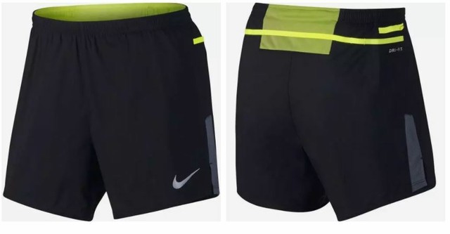 nike 5 inch shorts black