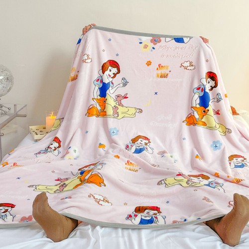 Disney Throw Blanket Stitch Kid Thickened Milk Velvet Blanket Pooh Lunch Blanket - Picture 15 of 28