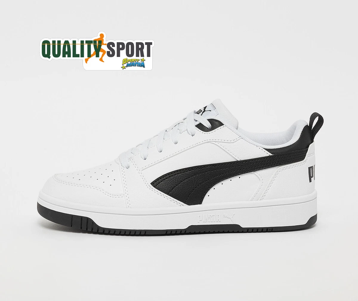 Puma nere con striscia cheap argento