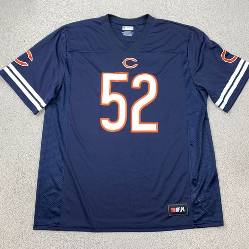 NFL Khalil Mack #52 Jersey Mens 2XL Blue Chicago Bears Football Fan Gear