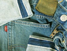 HOT 1954 REPRO Men's LEVI'S 501 BIG E SELVEDGE TALON Zip Jeans 32x36 Fit 30x33