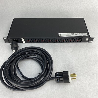 Geist UVHVRN082-002L13C20 Horizontal PDU 100 to 125V 200 to 240V 16/20A