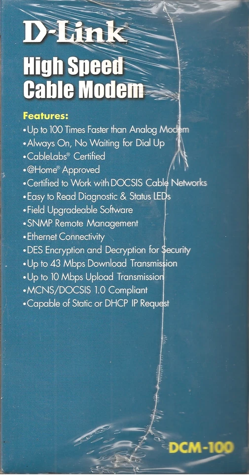 D-Link DCM-100 Cable Modem - Image 4 of 4