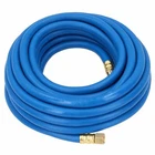 AIR COMPRESSOR 10M X 8MM RUBBER AIR HOSE LINE HI VIS YELLOW 1/4" BSP ENDS 20 BAR