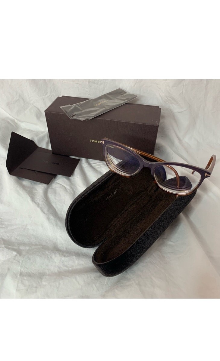 Tom Ford Glass Case + Logo Lens Cloth + Box Nwt ❤️ Tom Ford Eyeglass Cases & Storage Sunglasses for sale | eBay main image 3