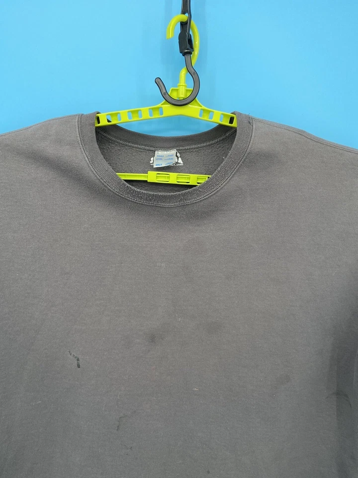 Joes USA Sudadera Para Hombres 4XL Alto Gris Suéter Pullover En Blanco Talla Grande y Alta Foto 3 de 4