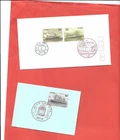 Japan stamps.  2 Ships FDC - unaddressed envelopes 1976 plus  (AQ871)