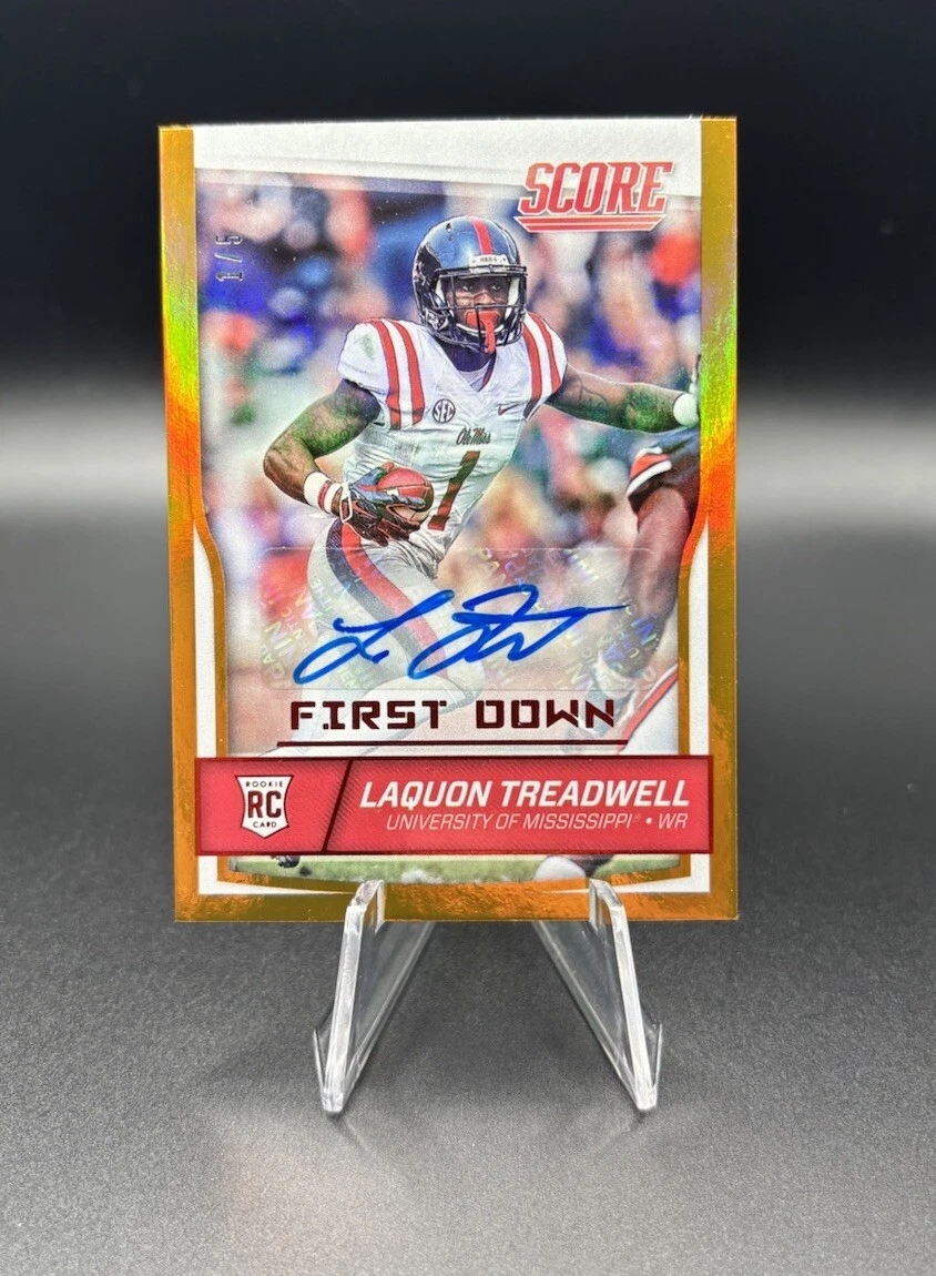 Laquon Treadwell Panini Score #361 Autograph-Jumbo-First Down