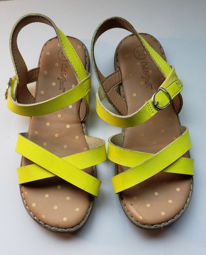 yellow sandals size 12