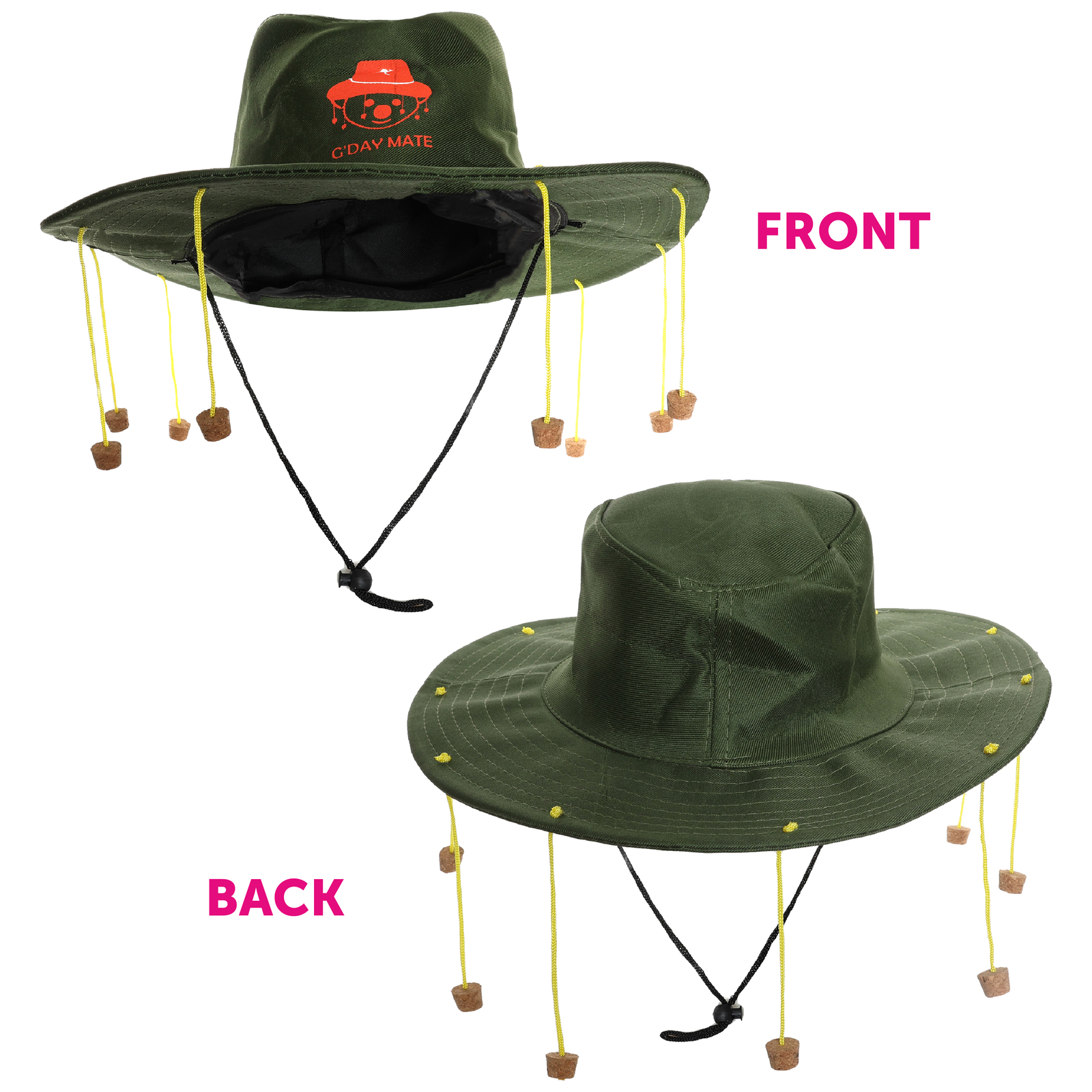AUSTRALIAN CROCODILE DUNDEE FANCY DRESS AUSTRALIA ACCESSORIES HAT INFLATABLE image 5