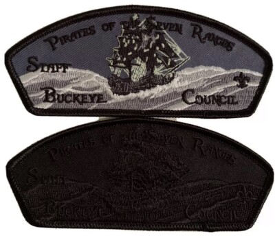 Seven Ranges Scout Reservation Camp Staff Patch Set 2021 Buckeye Council