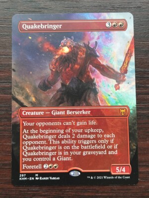 1x RANDLESS QUAKEBRINGER - Commander - MTG - Magic the Gathering