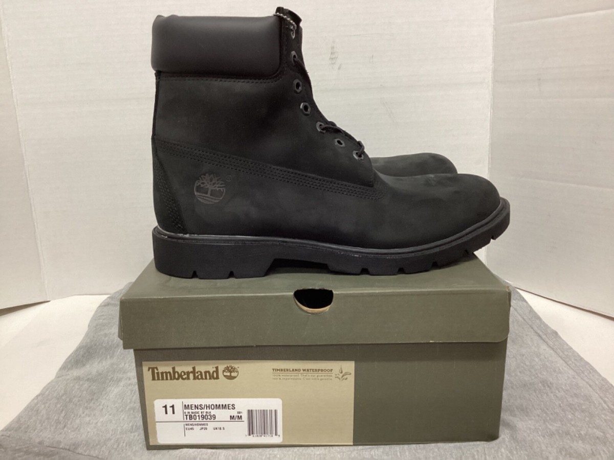 ティンバーランドTimberland 6INCHBASIC BOOT19039 Timberland 6 inch Basic Boot Mens #19039 Black nubuck 