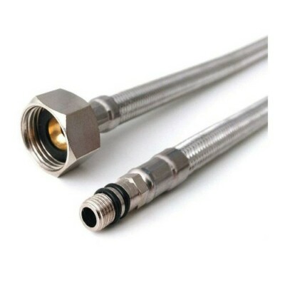 bathstore Doppelscheibe 9,7mm Waschtischarmatur Flextail Schlauch Rohrverbinder. (A)