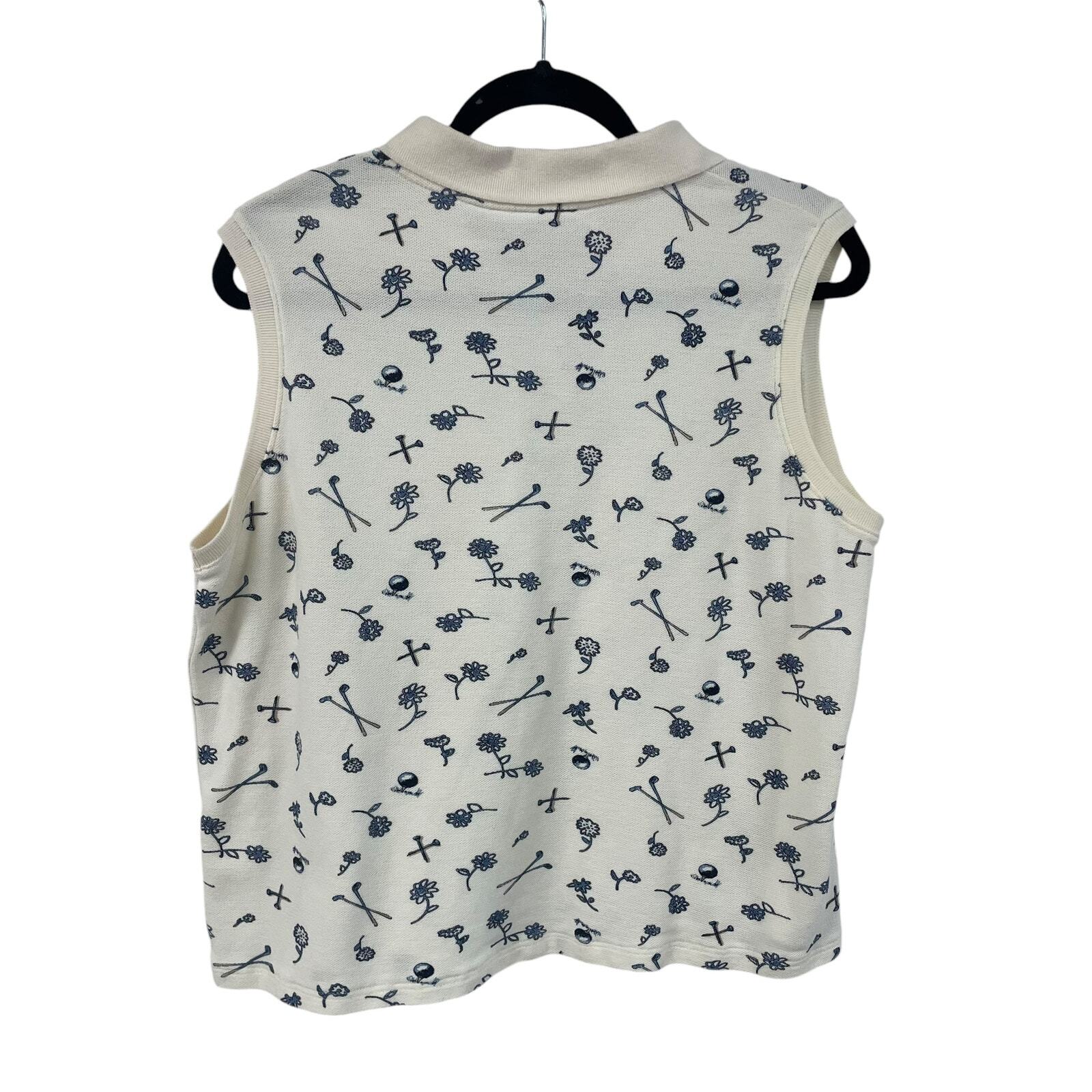 Vintage Classic Elements Golf Theme Sleeveless Po… - image 5