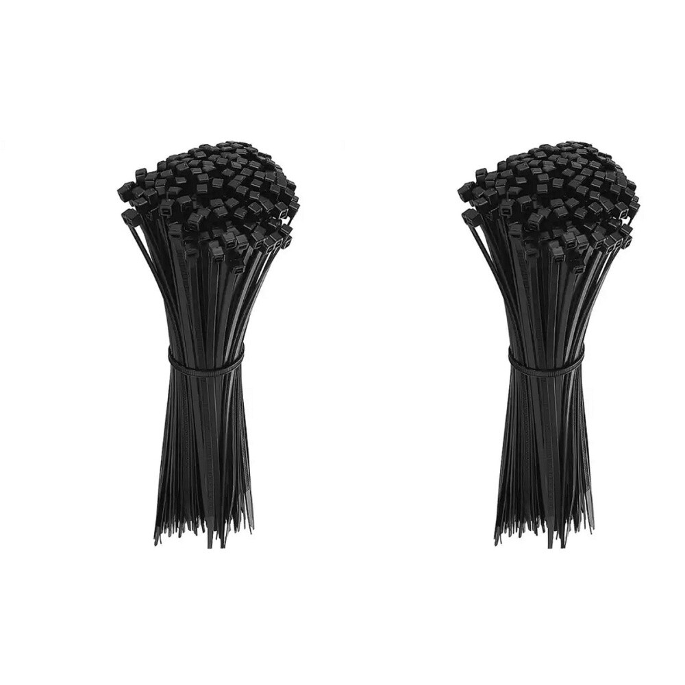 100010000 Pack Nylon Zip Ties 8 Inch Plastic Cable Ties Tie Wraps UV