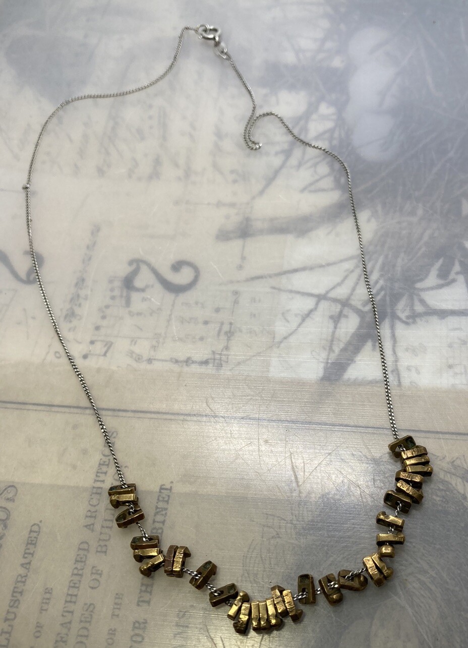 Handmade Sliding Tiny HOT TYPE BRASS SPACERS 925 … - image 8