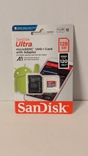 SanDisk Ultra 128 GB Micro SDXC UHS-I Card With Adapter 120 MB/S
