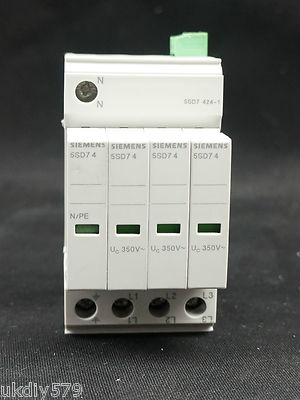 Siemens 125A 4-polig Überspannungsschutz Überspannungsschutz/Ableiter 5SD7 424-1