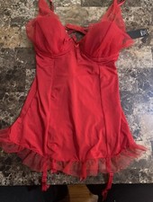 VINTAGE RAMPAGE INTIMATES LINGERIE SIZE SMALL. RED
