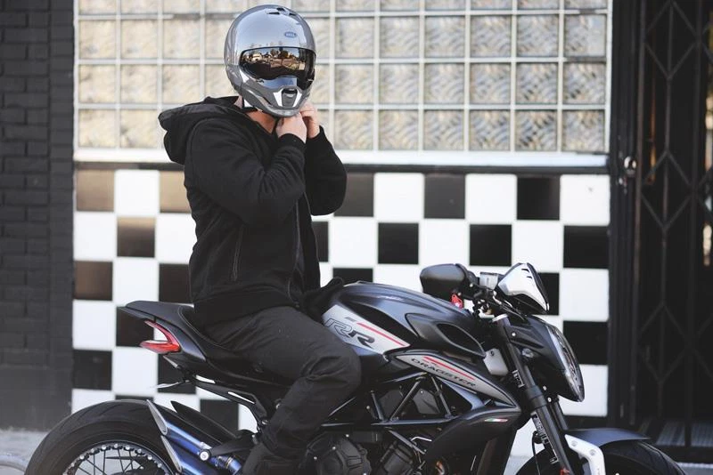 Casco Bell Broozer Convertible Abierto Cara Completa Liberación Rápida DOT ECE XS-2XL Foto 3 de 4