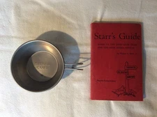 Vintage Genuine Embossed Sierra Club Cup PLUS 11th Ed. 1970 Starr's Guide to JMT