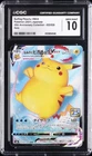 2021 POKEMON 25TH ANNIVERSARY COLLECTION SURFING PIKACHU VMAX CGC 10 GEM MINT