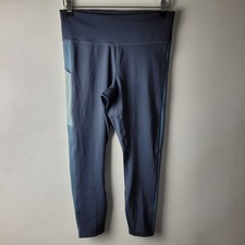 Good Move Women Size 12 Dark Blue Leggings Pocket Sport Exercise Run Fitness