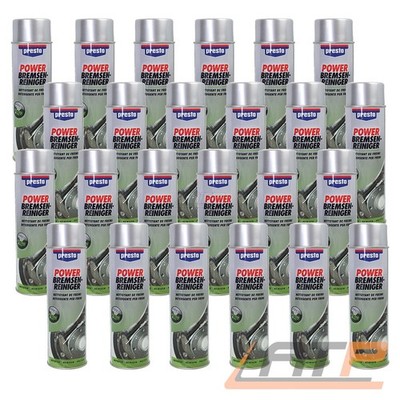 24x 500ml PRESTO POWER BREMSENREINIGER ENTFETTER SPRAYDOSE MOTIP DUPLI