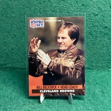 1991 Pro Set Football / Cleveland Browns / Bill Belichick #126
