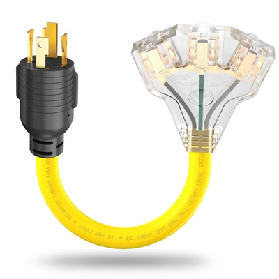 #ad #ad LAVANDINO 30 Amp 4 Prong Twist Lock to 110 Adapter Cord Generator Locking Pl... $41.92