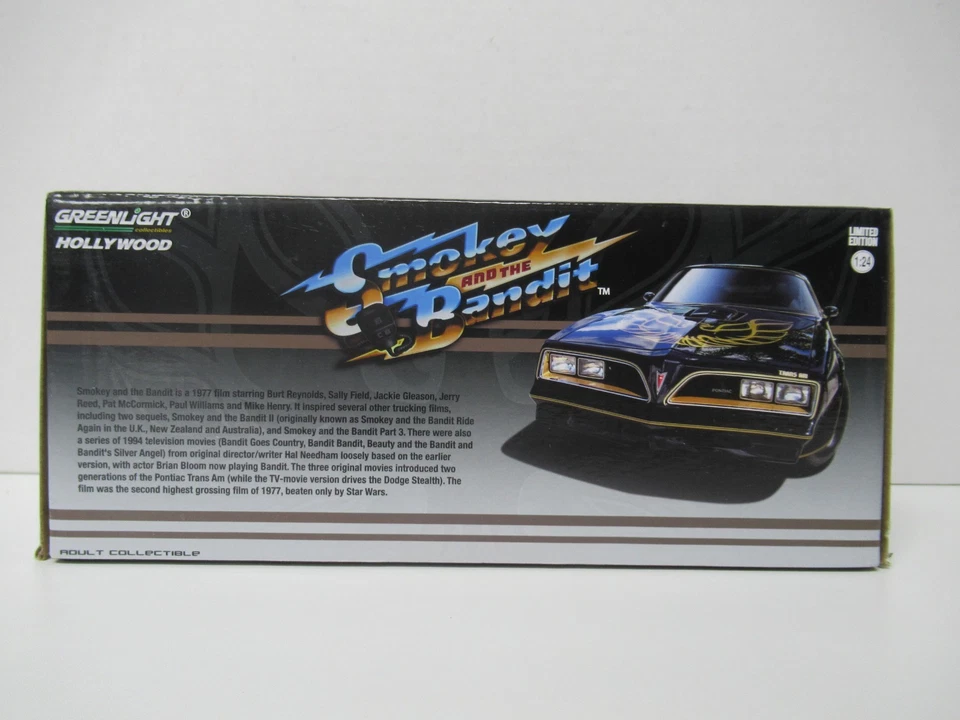 Greenlight: Smokey and the Bandit 1977 Pontiac Trans Am CHASE 1:24 Scale - Image 4 of 4