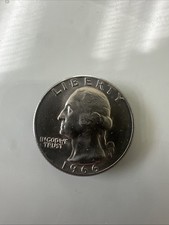 1966 SMS Washington Quarter • Satin Finish • Uncirculated • Philadelphia •