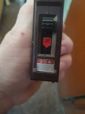 Wadsworth Single Pole 30 Amp Breaker. Metal Foot. Shipped Usps W/ins