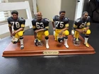 The Steel Curtain Pittsburgh Steelers 2001 Danbury Mint 4 Figures NFL Display