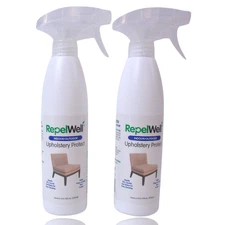 (2-Pack) RepelWell Upholstery Couch Protect Stain & Water Repellent Spray 12 oz.