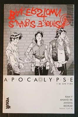 Radio Apocalypse #1 I'm on Fire VF/NM Ram V Variant 2021 Vault Comics