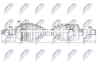 NTY Antriebswelle NPW-FR-042
