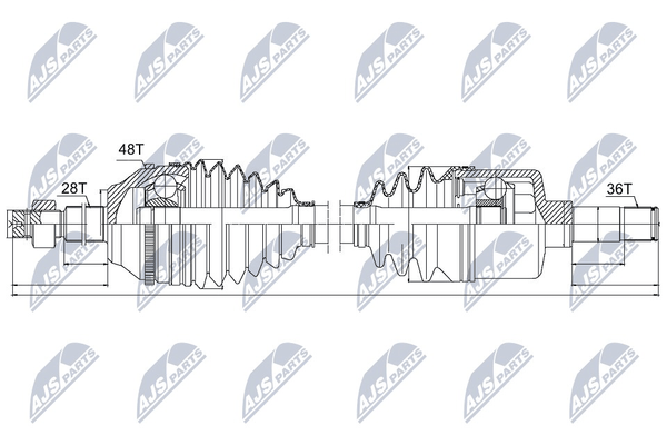 NTY Antriebswelle NPW-FR-042-image