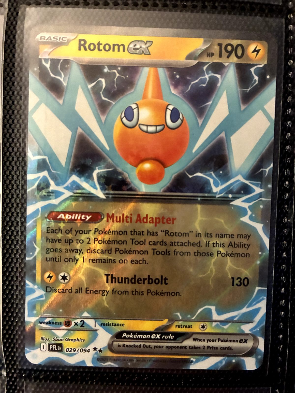 Rotom ex 029/094 Me02: Phantasmal Flames Holo