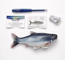 Flippity Fish Deluxe Motion Activated Interactive Cat Toy W/ Pole New