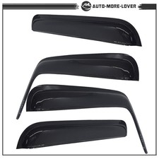 For Jeep Wrangler Jk 4-door 2007-2018 Window Visors 4pcs Smoke Tint Rain Guards For Jeep Wrangler Jk 4-door 2007-2018 Window Visors 4pcs Smoke Tint Rain Guards