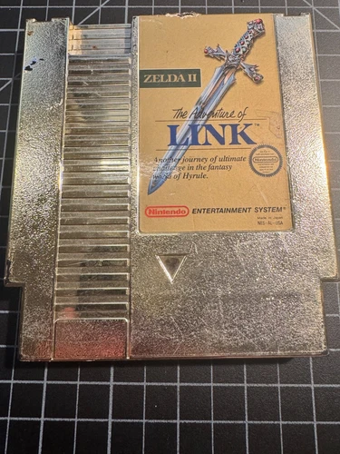 Zelda II: The Adventure of Link Gold (Nintendo Entertainment System, 1988) WORKS