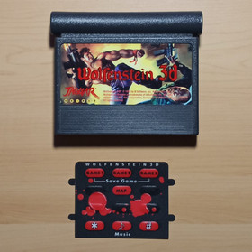 Wolfenstein 3D Game and Controller Overlay (Atari Jaguar) Tested Working
