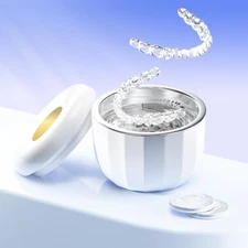 Ultrasonic Retainer Cleaner Machine ，18W/50kHz Specifically Designed for Clea...